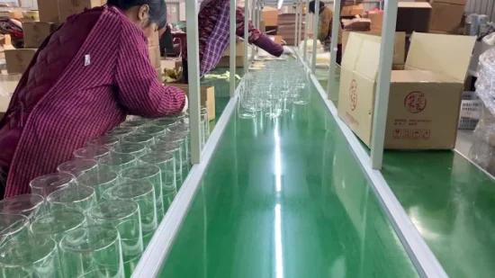 Durch Wärmeübertragung gefrostetes transparentes Glas mit farbigem Boden, bedrucktes Glas mit 16 Unzen farbigem Boden, transparenter Bierbecher