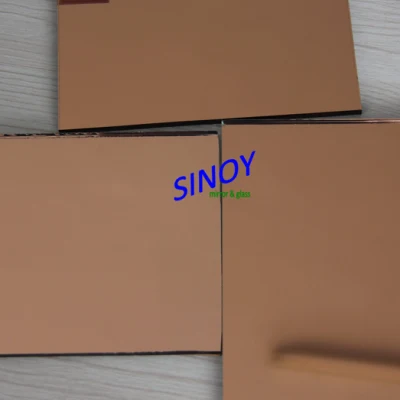 Sinoy 4 mm-6 mm getöntes Bronze-Spiegelglas für Heimdekoration in Kundengröße
