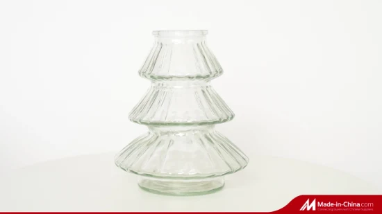 Hochwertige verschiedene Arten transparenter Glasblumenvasen für die Inneneinrichtung