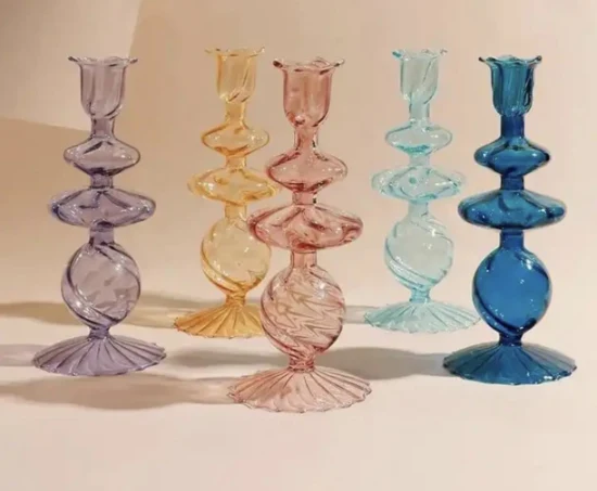 Runde, hohe Acrylglas-Blumenvase, grüne, transparente Zylinder-Blumenvase aus Acryl